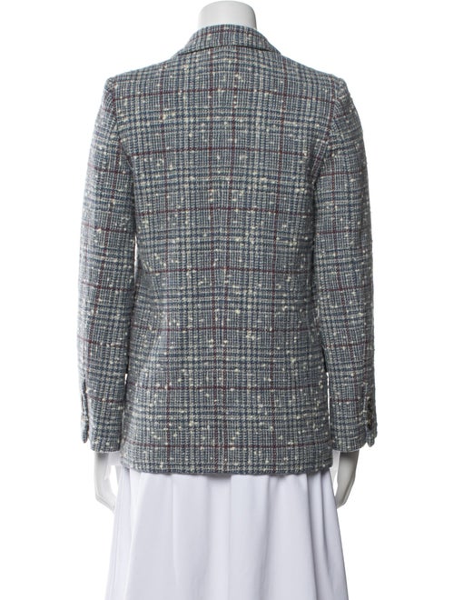 Étoile Isabel Marant Wool Plaid Print Blazer