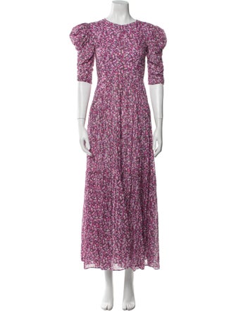 Étoile Isabel Marant Floral Print Long Dress