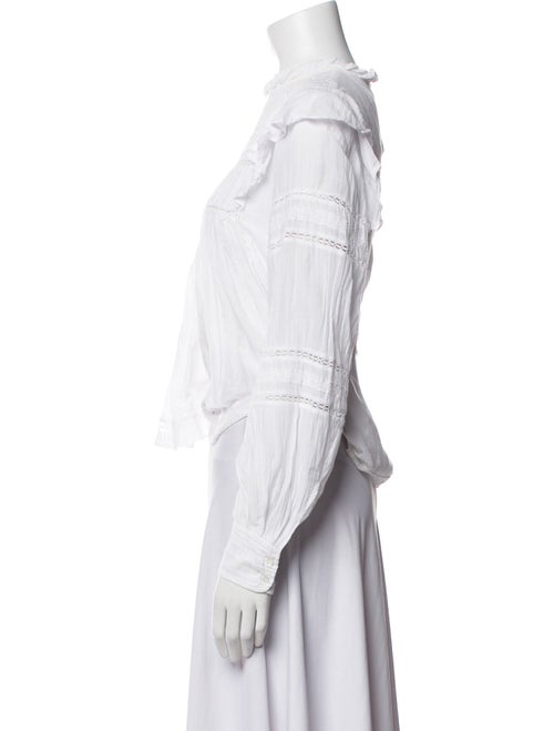 Étoile Isabel Marant Mock Neck Long Sleeve Blouse