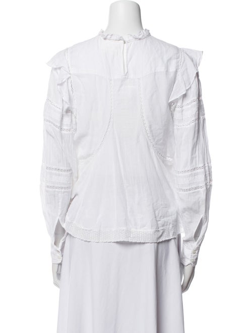 Étoile Isabel Marant Mock Neck Long Sleeve Blouse