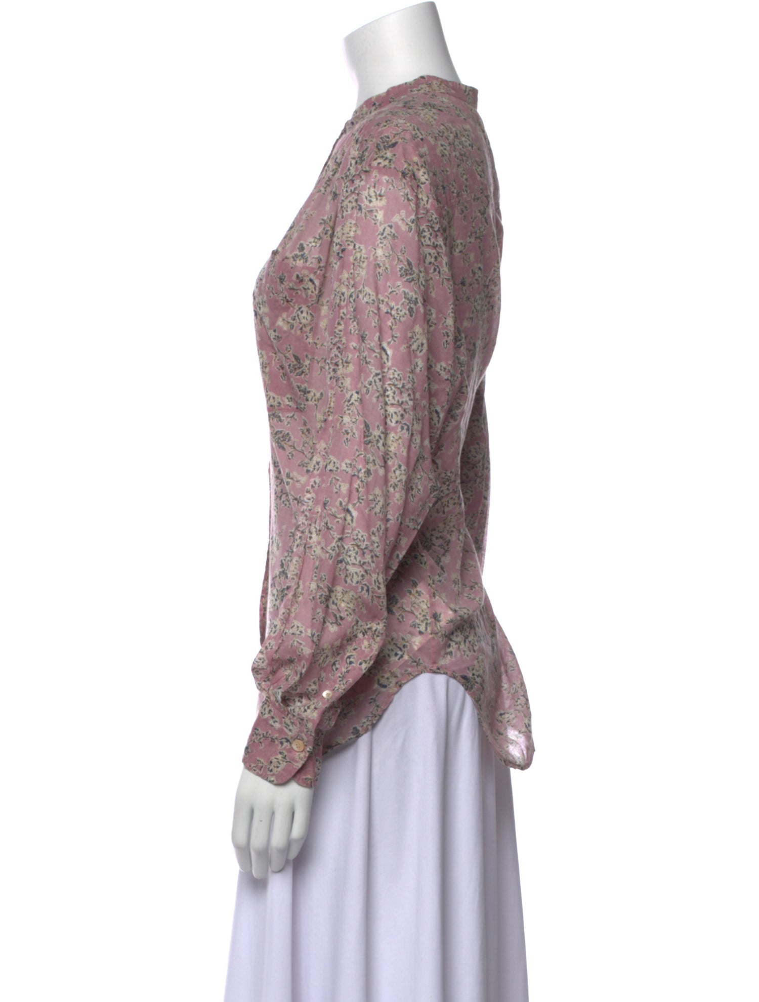 Étoile Isabel Marant Floral Print Crew Neck Blouse