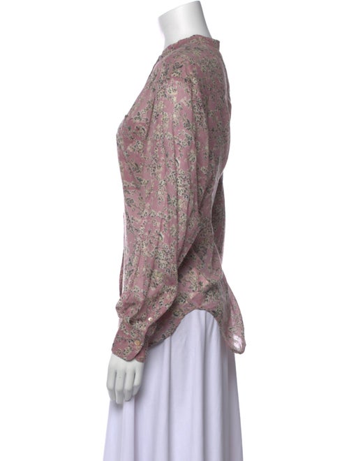 Étoile Isabel Marant Floral Print Crew Neck Blouse