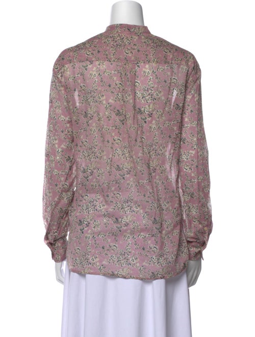 Étoile Isabel Marant Floral Print Crew Neck Blouse