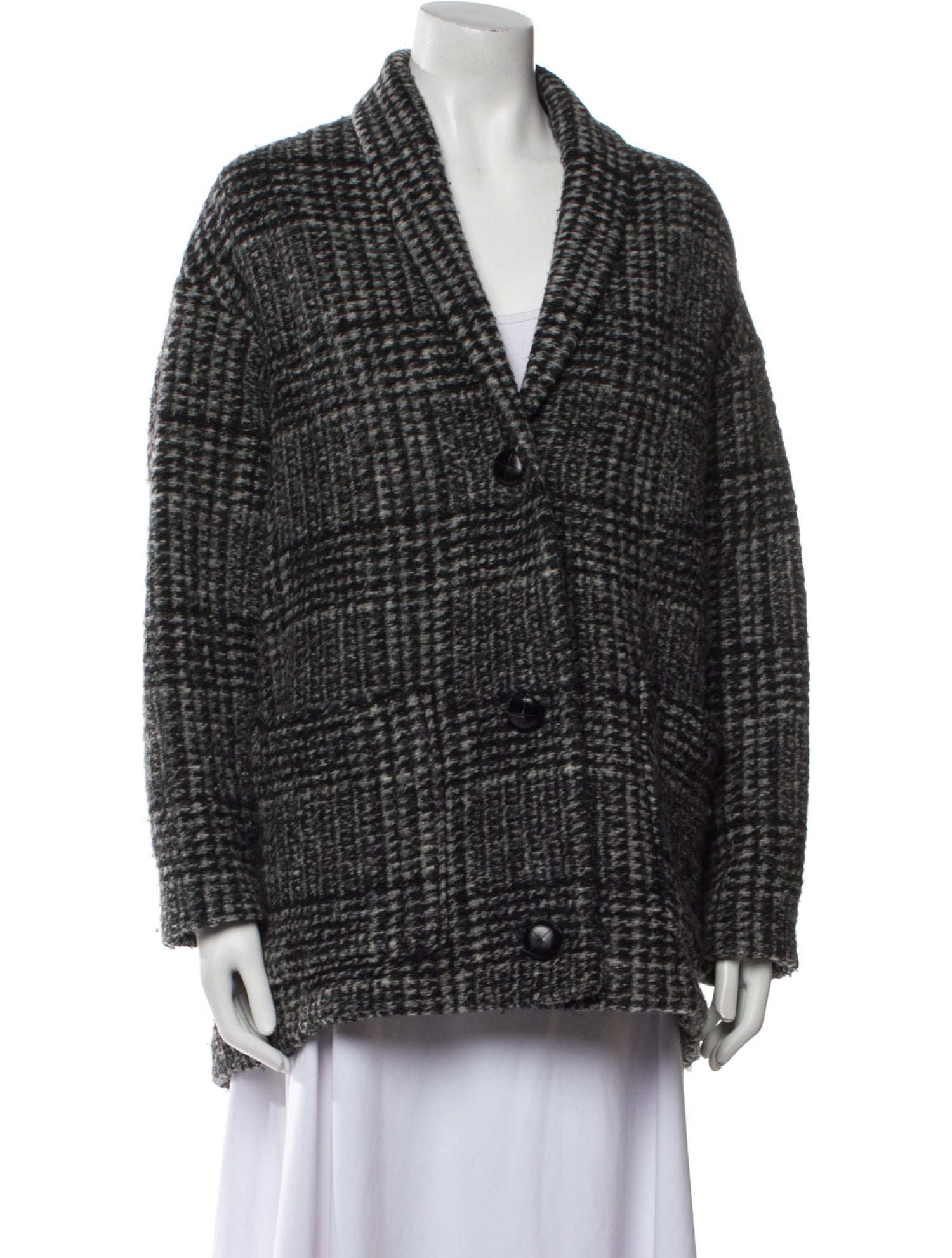 Étoile Isabel Marant Wool Tweed Pattern Blazer