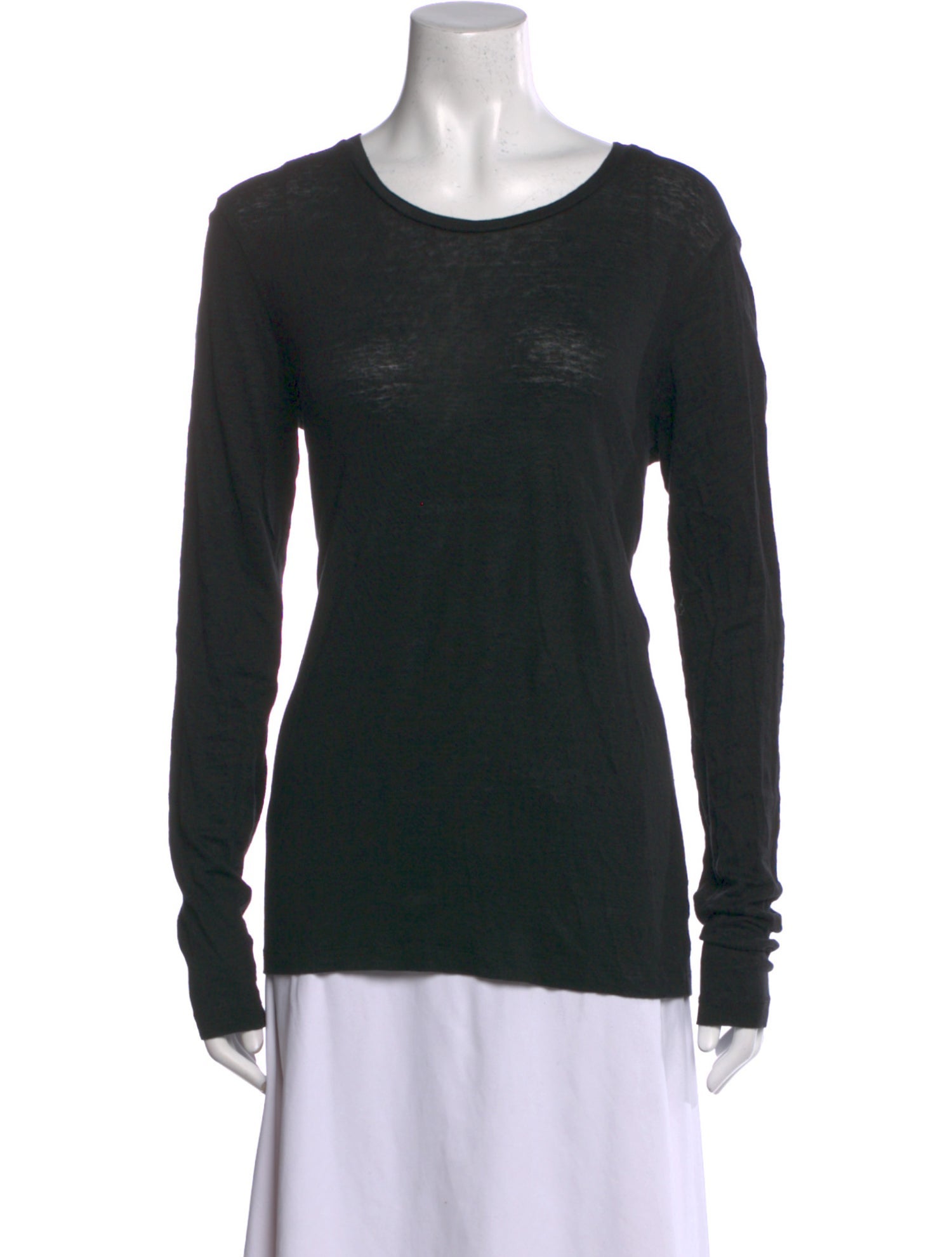 Étoile Isabel Marant Linen Scoop Neck T-Shirt