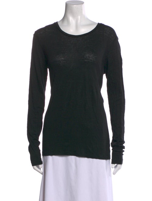 Étoile Isabel Marant Linen Scoop Neck T-Shirt