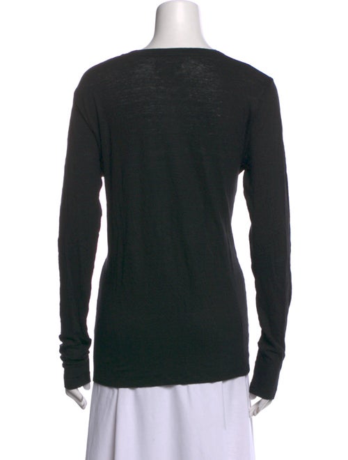 Étoile Isabel Marant Linen Scoop Neck T-Shirt