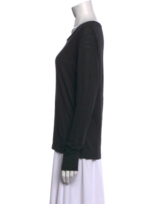 Étoile Isabel Marant Linen Scoop Neck Sweatshirt