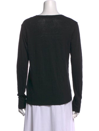 Étoile Isabel Marant Linen Scoop Neck Sweatshirt
