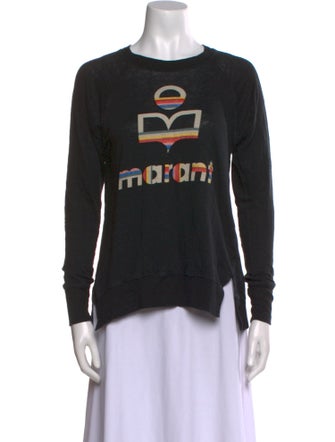 Étoile Isabel Marant Linen Graphic Print Sweatshirt