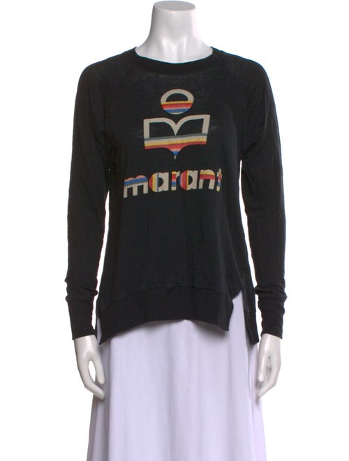 Étoile Isabel Marant Linen Graphic Print Sweatshirt
