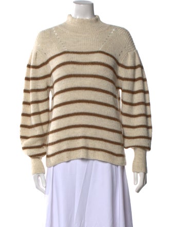Étoile Isabel Marant Striped Mock Neck Sweater