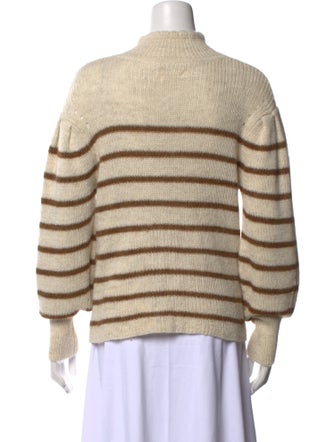 Étoile Isabel Marant Striped Mock Neck Sweater