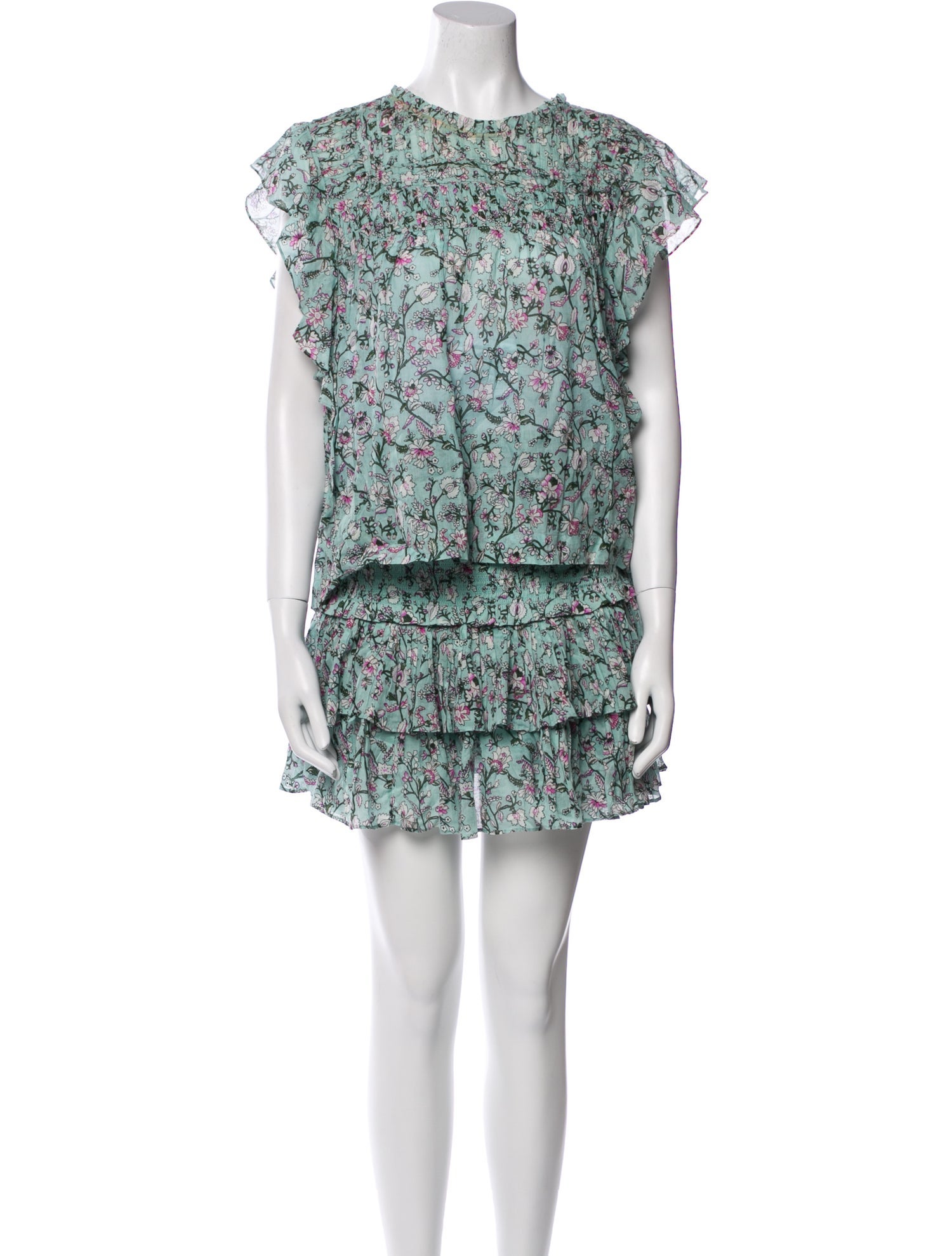 Étoile Isabel Marant Printed Ruffle Embellishment Skirt Set