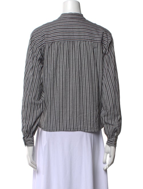 Étoile Isabel Marant Striped Mock Neck Sweatshirt