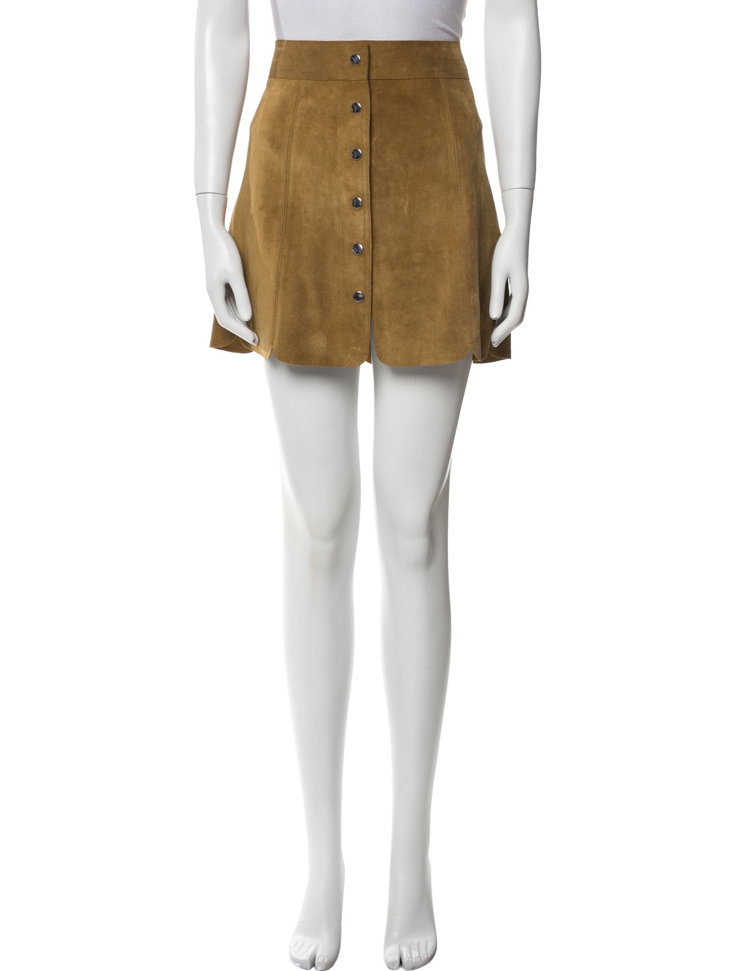 Étoile Isabel Marant Calf Leather Mini Skirt