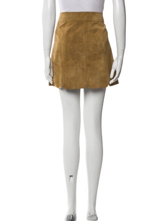 Étoile Isabel Marant Calf Leather Mini Skirt