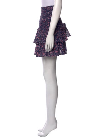 Étoile Isabel Marant Floral Print Mini Skirt