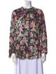 Étoile Isabel Marant Floral Print Crew Neck Blouse