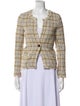 Étoile Isabel Marant Wool Plaid Print Blazer
