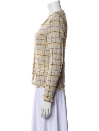 Étoile Isabel Marant Wool Plaid Print Blazer