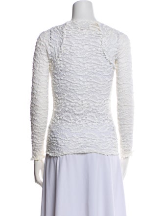 Étoile Isabel Marant Lace Pattern Bateau Neckline Top