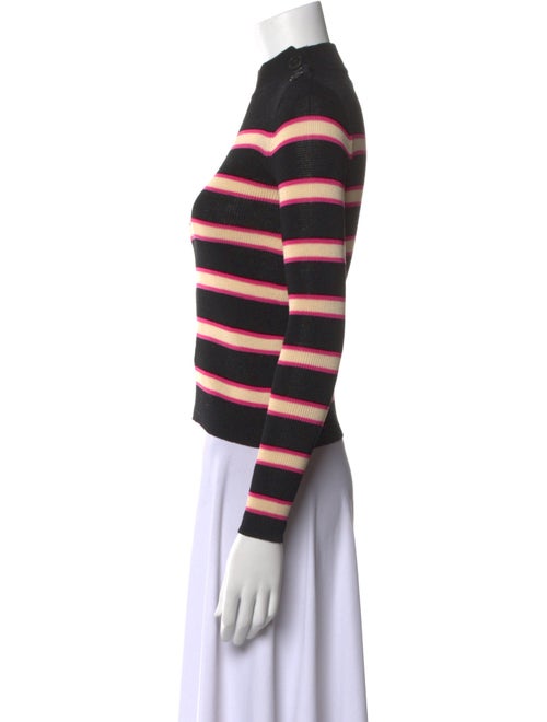 Étoile Isabel Marant Striped Mock Neck Sweater
