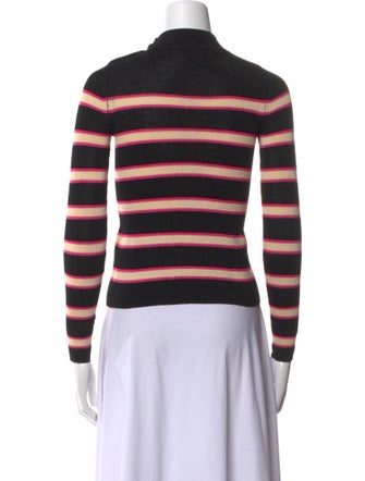 Étoile Isabel Marant Striped Mock Neck Sweater
