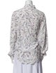 Étoile Isabel Marant Floral Print Mock Neck Blouse