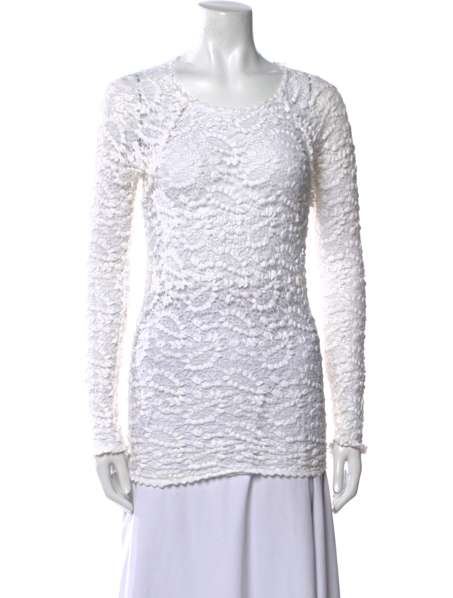 Étoile Isabel Marant Scoop Neck Long Sleeve Top