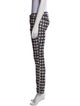 Étoile Isabel Marant Houndstooth Print Skinny Leg Pants
