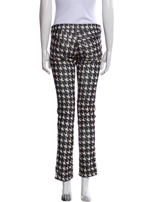Étoile Isabel Marant Houndstooth Print Skinny Leg Pants