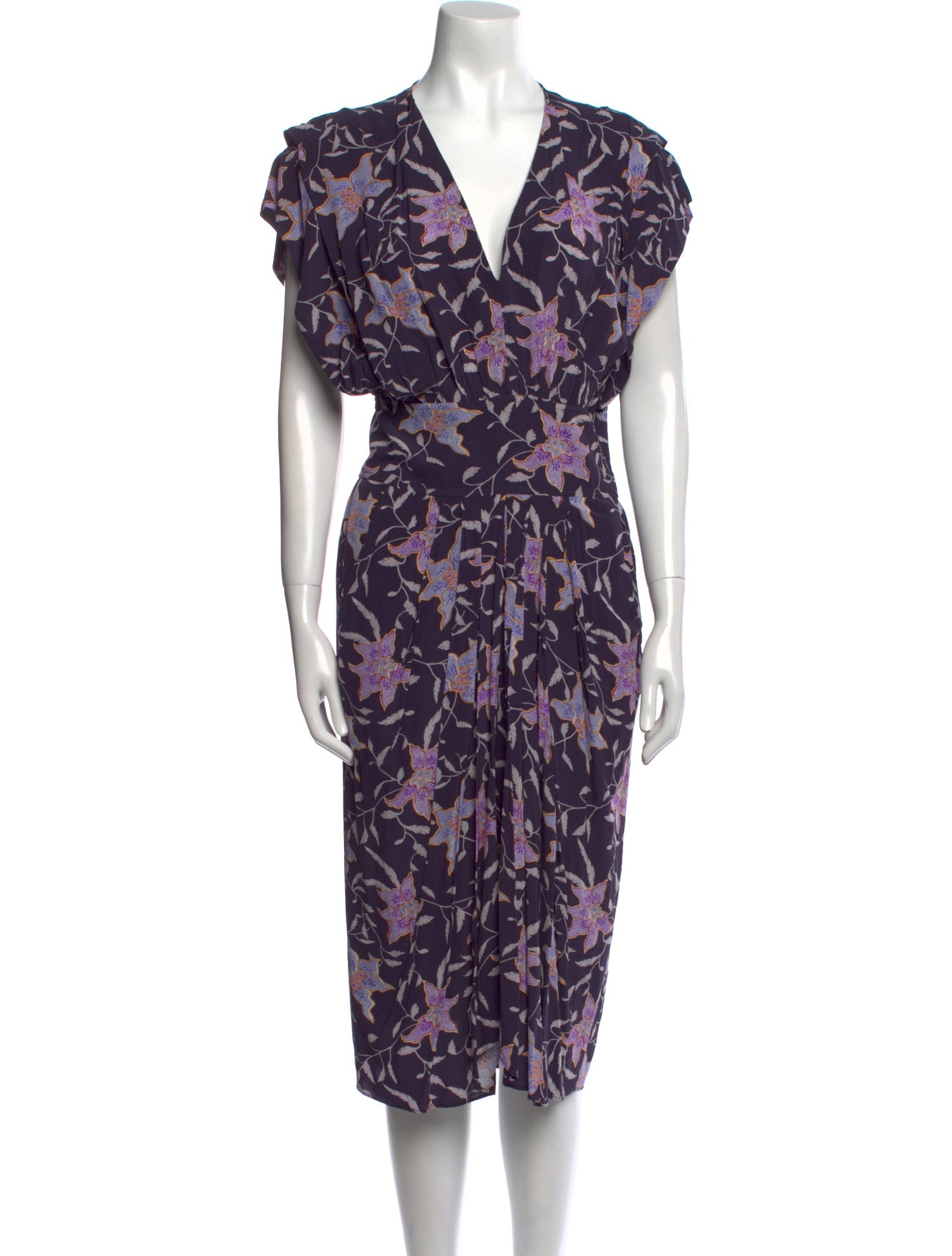 Étoile Isabel Marant Floral Print Midi Length Dress