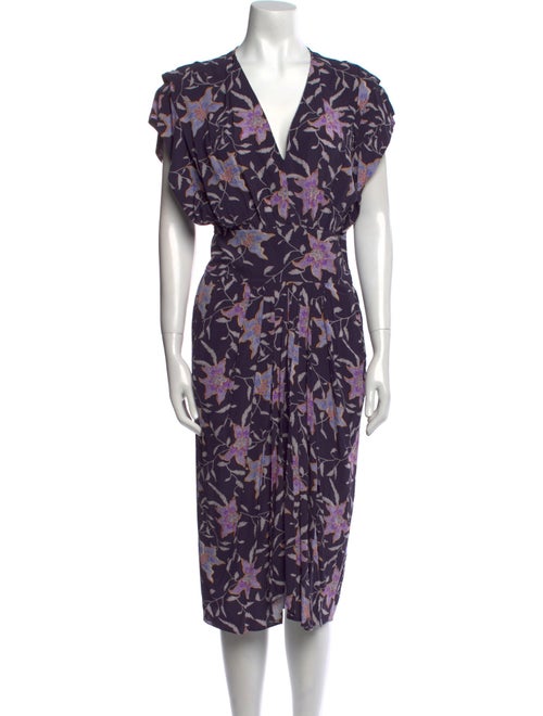 Étoile Isabel Marant Floral Print Midi Length Dress