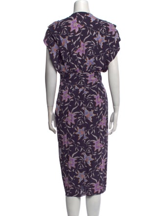 Étoile Isabel Marant Floral Print Midi Length Dress