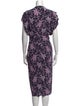 Étoile Isabel Marant Floral Print Midi Length Dress