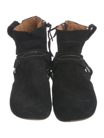 Étoile Isabel Marant Suede Studded Accents Western Boots