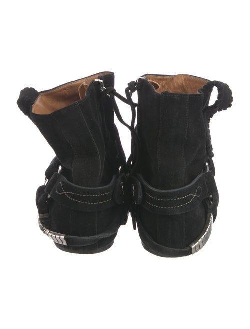Étoile Isabel Marant Suede Studded Accents Western Boots