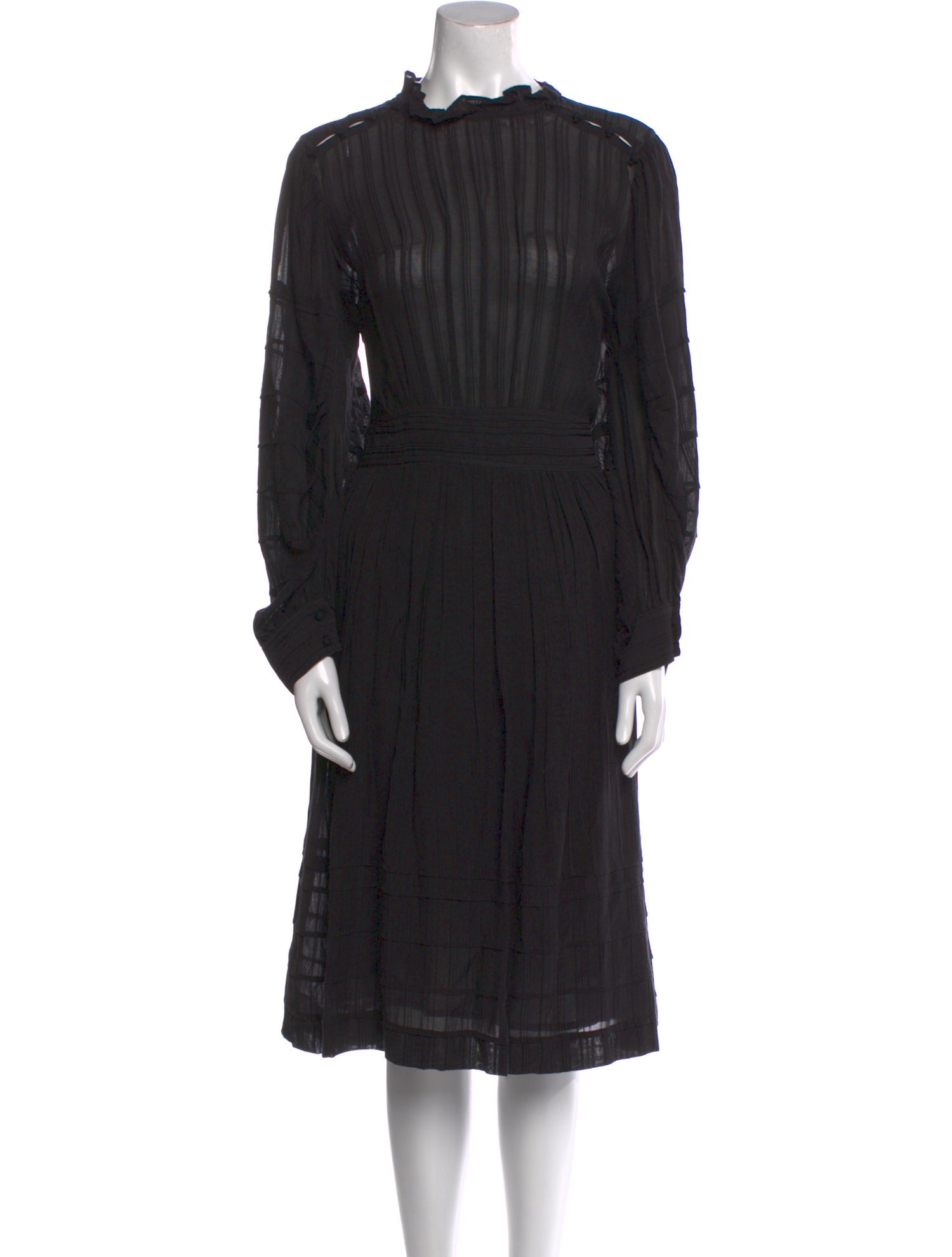 Étoile Isabel Marant Mock Neck Midi Length Dress