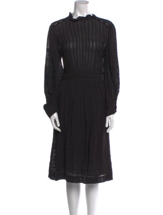 Étoile Isabel Marant Mock Neck Midi Length Dress