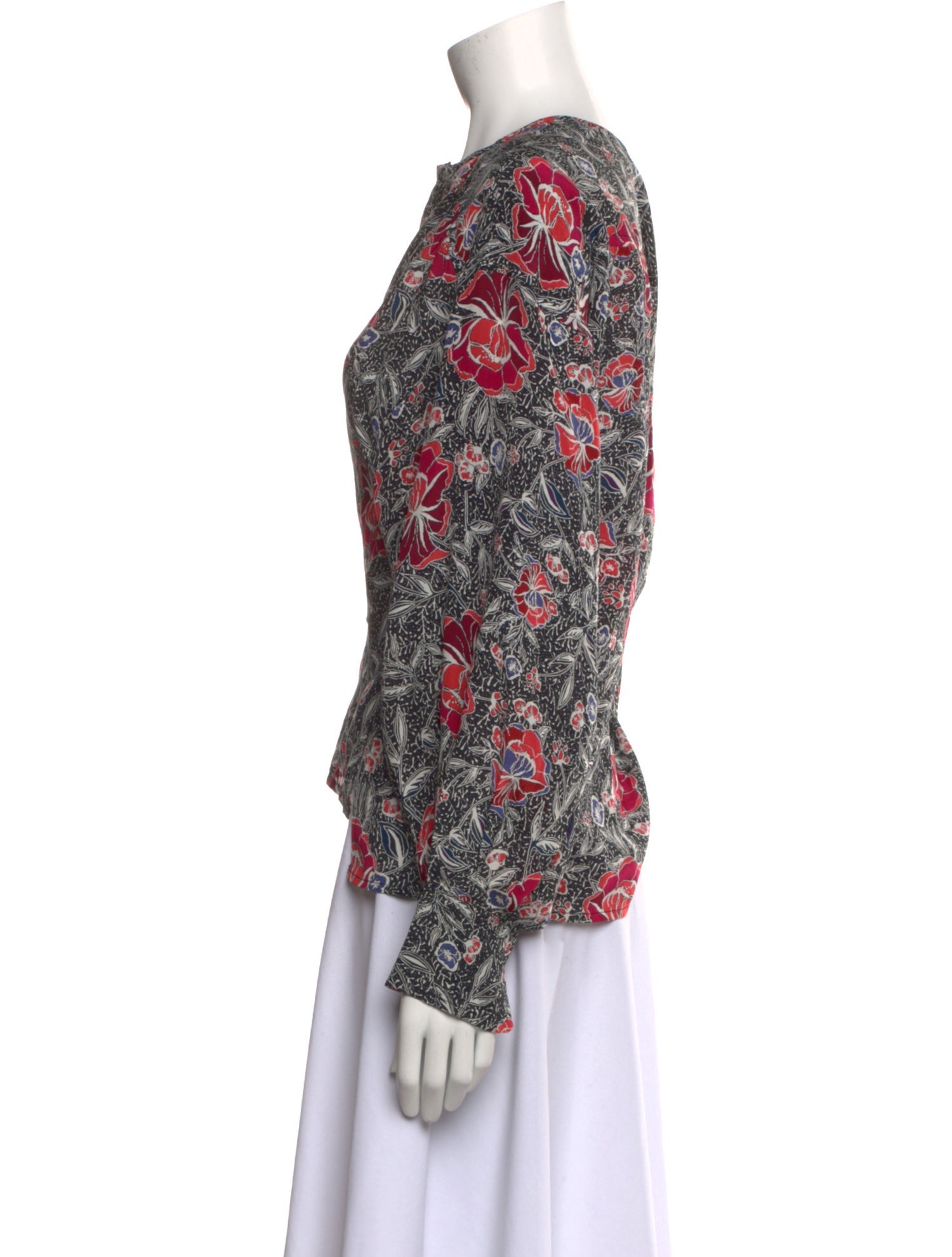 Étoile Isabel Marant Silk Floral Print Blouse