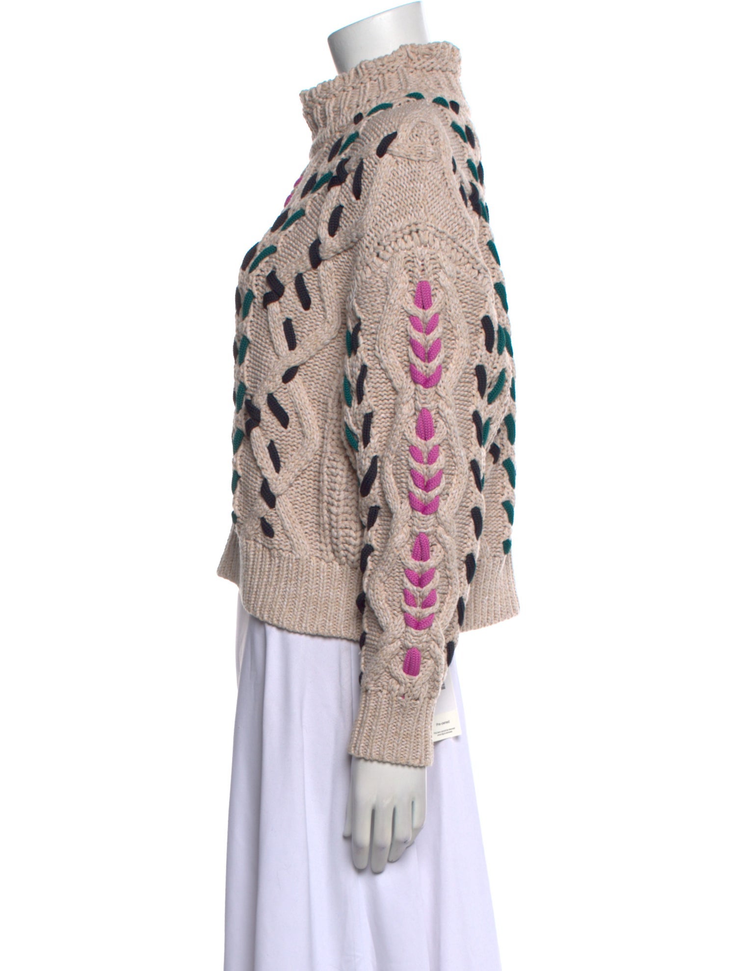 Étoile Isabel Marant Printed Mock Neck Sweater