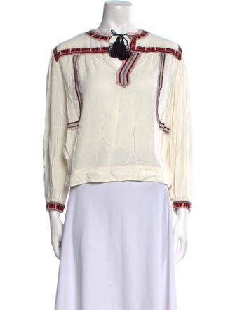 Étoile Isabel Marant Crew Neck Long Sleeve Sweatshirt