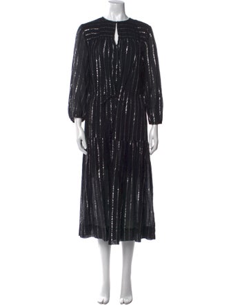 Étoile Isabel Marant Striped Midi Length Dress