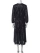 Étoile Isabel Marant Striped Midi Length Dress