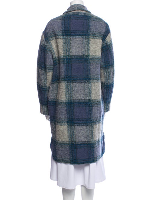 Étoile Isabel Marant Wool Plaid Print Coat