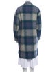 Étoile Isabel Marant Wool Plaid Print Coat