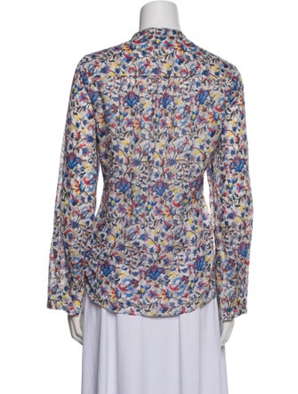 Étoile Isabel Marant Floral Print Crew Neck Blouse