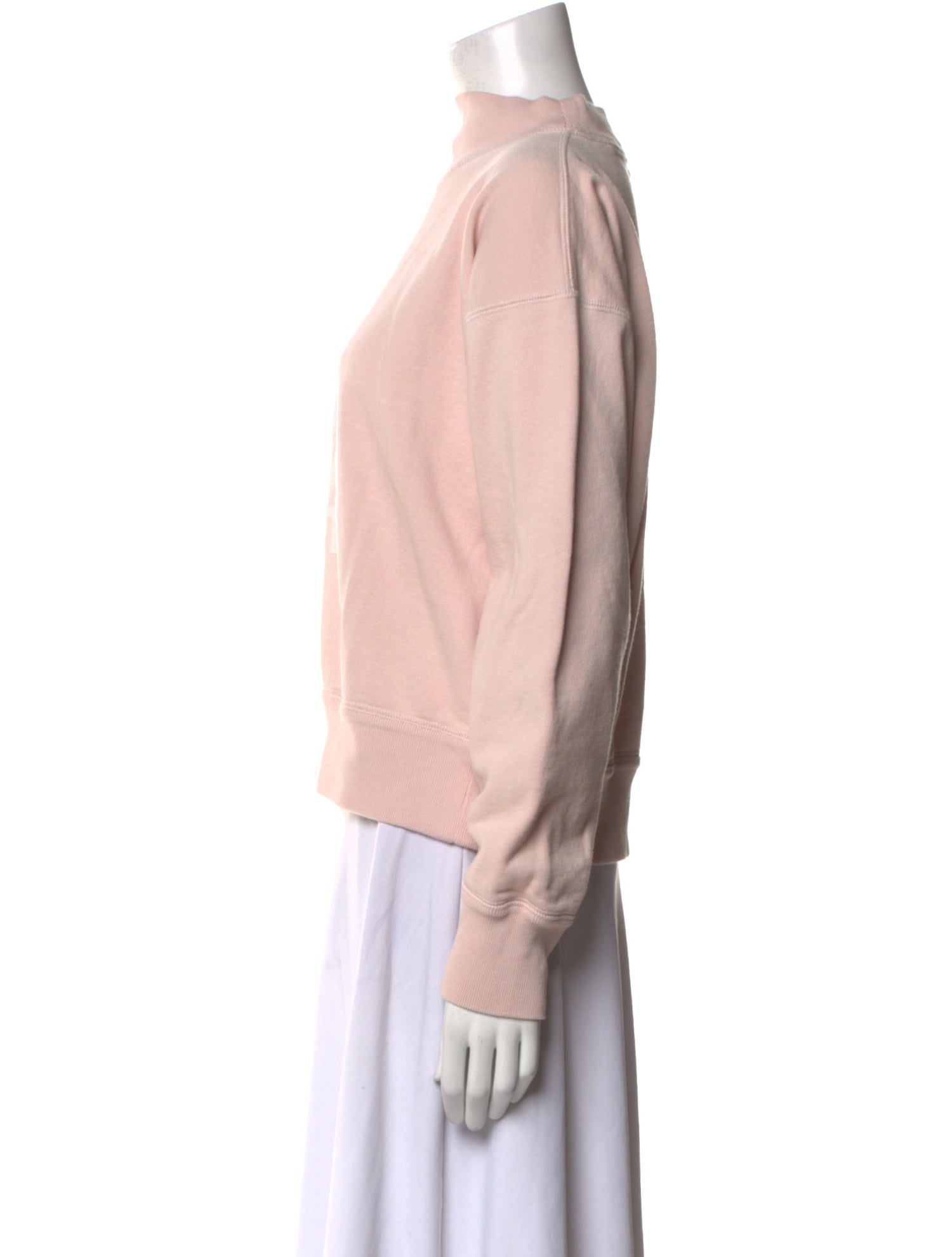 Étoile Isabel Marant Graphic Print Mock Neck Sweatshirt