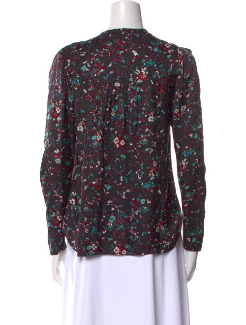 Étoile Isabel Marant Floral Print Crew Neck Blouse